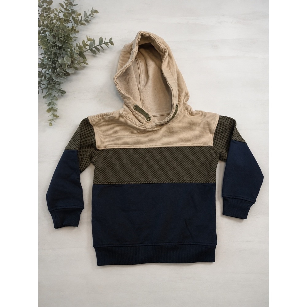 Aspen Hoodie Kids 24M Multi Colorblock Waffle Knit Long Sleeve Boys